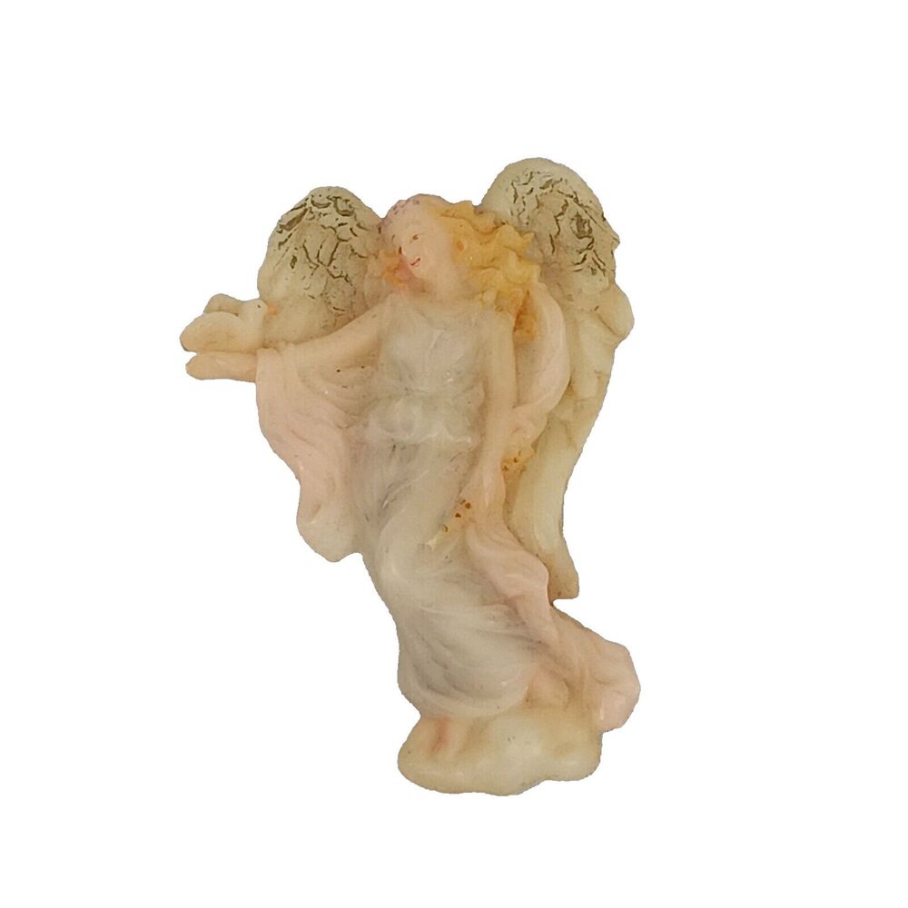 Roman Inc Seraphim Angel Dove Pin Resin Brooch 2in Vintage 1995
